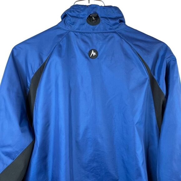 MARMOT Windbreaker Lightweight Fleece Lining in Blue Men's Large - Picture 3 of 11